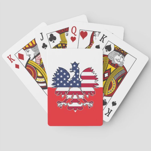 Poolse Amerikaanse "Eagle Plays" Pokerkaarten (Achterkant)