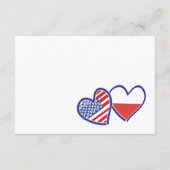 Poolse Amerikaanse hartvlaggen Informatiekaartje (Achterkant)