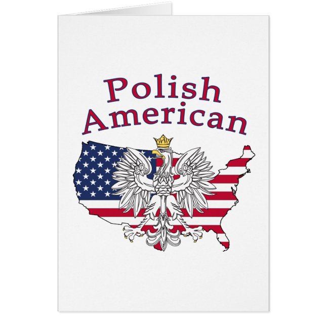 Poolse Amerikaanse kaart (Voorkant)