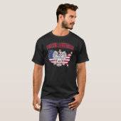 Poolse Amerikaanse kaart T-shirt (Voorkant volledig)
