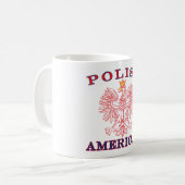 Poolse Amerikaanse rode adelaar Koffiemok (Voorkant links)