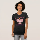 Poolse Amerikaanse rode adelaar T-shirt (Voorkant volledig)