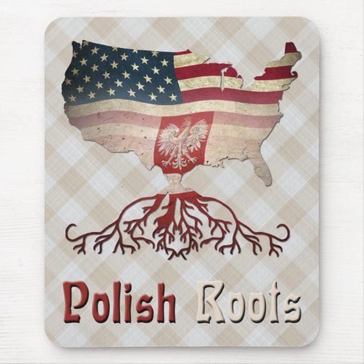 Poolse Amerikaanse rots Mousemat Muismat (Voorkant)