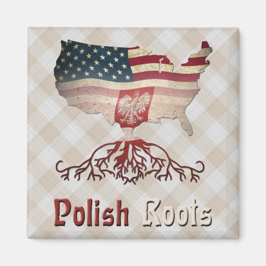 Poolse Amerikaanse rotsvriend Magnet (Voorkant)