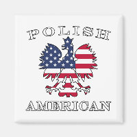 Poolse Amerikaanse vlag Eagle