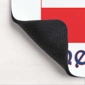 Poolse Amerikaanse vlag Muismat (Hoek)