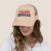 Poolse Amerikaanse vlag Trucker Pet (In situ)