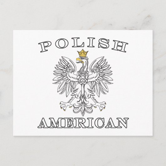 Poolse Amerikaanse witte adelaar Briefkaart (Voorkant)