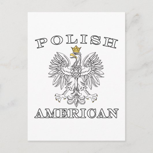 Poolse Amerikaanse witte adelaar Briefkaart (Voorkant)