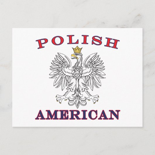 Poolse Amerikaanse witte adelaar Briefkaart (Voorkant)
