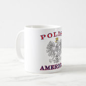 Poolse Amerikaanse witte adelaar Koffiemok (Voorkant links)