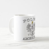 Poolse Amerikaanse witte adelaar Koffiemok (Voorkant links)