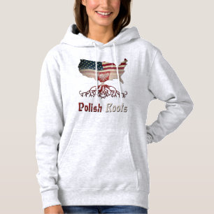 Poolse Amerikaanse wortels Hoodie