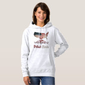 Poolse Amerikaanse wortels Hoodie (Voorkant volledig)