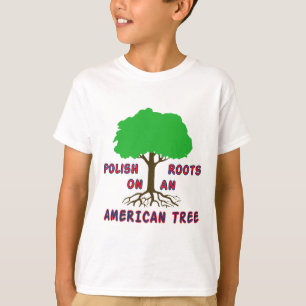Poolse Amerikaanse wortels T-shirt