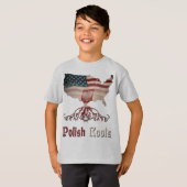 Poolse Ancestry Roots T-Shirt (Voorkant volledig)