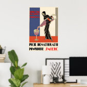 Poolse Anti-Alcohol Poster Drinken denaturant (Thuiskantoor)