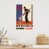 Poolse Anti-Alcohol Poster Drinken denaturant (Keuken)