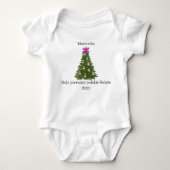 Poolse baby 1e kerstvakantie romper (Voorkant)