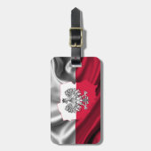 Poolse bagagestrop bagagelabel (Voorkant verticaal)