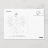 Poolse banenkaarten briefkaart (Achterkant)