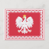 Poolse banenkaarten briefkaart (Voorkant)