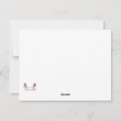 poolse Beer op ijs - joyeux noё l Feestdagenkaart (Achterkant)