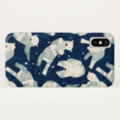 poolse beren middernacht Case-Mate iPhone case (Achterkant (horizontaal))