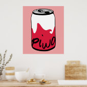 Poolse bier (Piwo) Poster (Keuken)