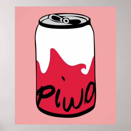 Poolse bier (Piwo) Poster (Voorkant)