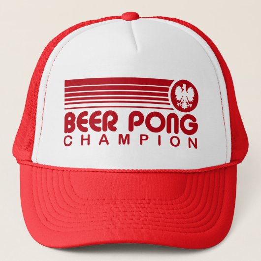 Poolse bierpong trucker pet (Voorkant)