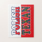 Poolse blauwbonnetten legpuzzel (Verticaal)