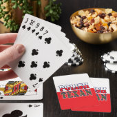 Poolse blauwbonnetten pokerkaarten (Insitu)