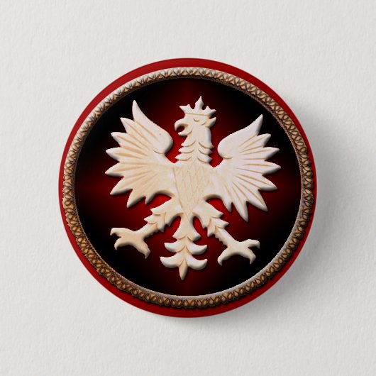 Poolse Button Eagle (Voorkant)