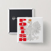 Poolse Button Eagle (Voorkant /achterkant)