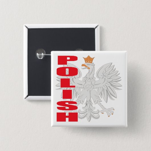 Poolse Button Eagle (Voorkant /achterkant)