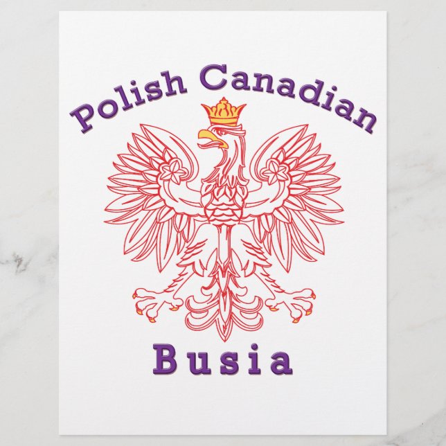 Poolse Canadese adelaar Busia (Voorkant)