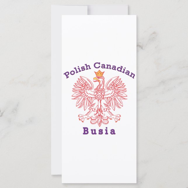 Poolse Canadese adelaar Busia (Voorkant)