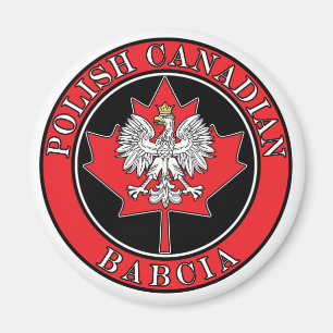 Poolse Canadese aple Leaf Babcia Magneet