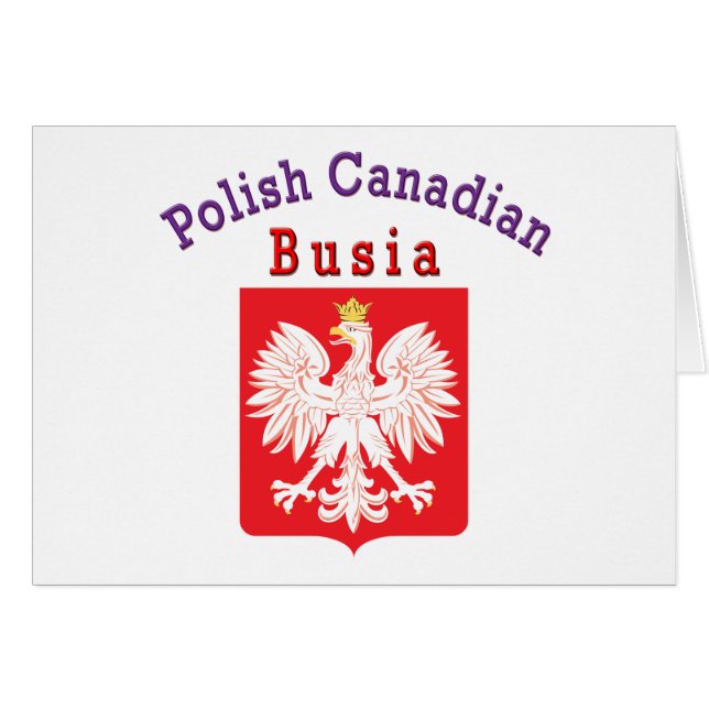 Poolse Canadese Eagle Shield Busia (Voorkant Horizontaal)