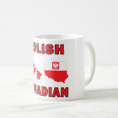 Poolse Canadese Kaarten Koffiemok (Voorkant rechts)