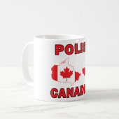 Poolse Canadese Kaarten Koffiemok (Voorkant links)