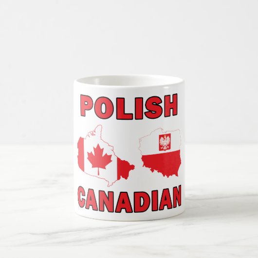 Poolse Canadese Kaarten Koffiemok (Center)