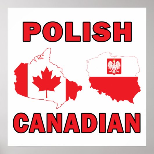 Poolse Canadese kaarten Poster (Voorkant)