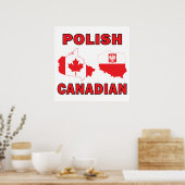 Poolse Canadese kaarten Poster (Keuken)