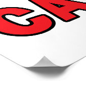 Poolse Canadese kaarten Poster (Hoek)