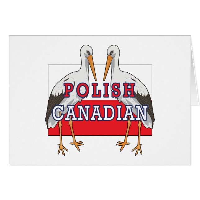 Poolse Canadese ooievaar (Voorkant Horizontaal)