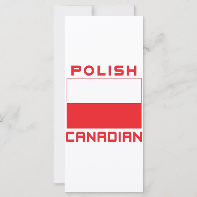Poolse Canadese Poolse vlag (Voorkant)