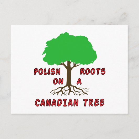 Poolse Canadese roots Briefkaart (Voorkant)