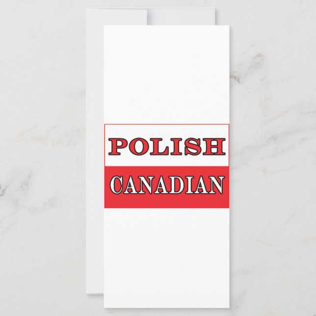 Poolse Canadese vlag (Voorkant)